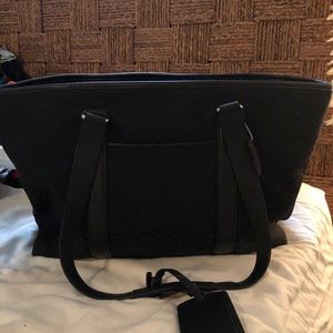 Carryall COACH huge canvas tote laptop shoulder